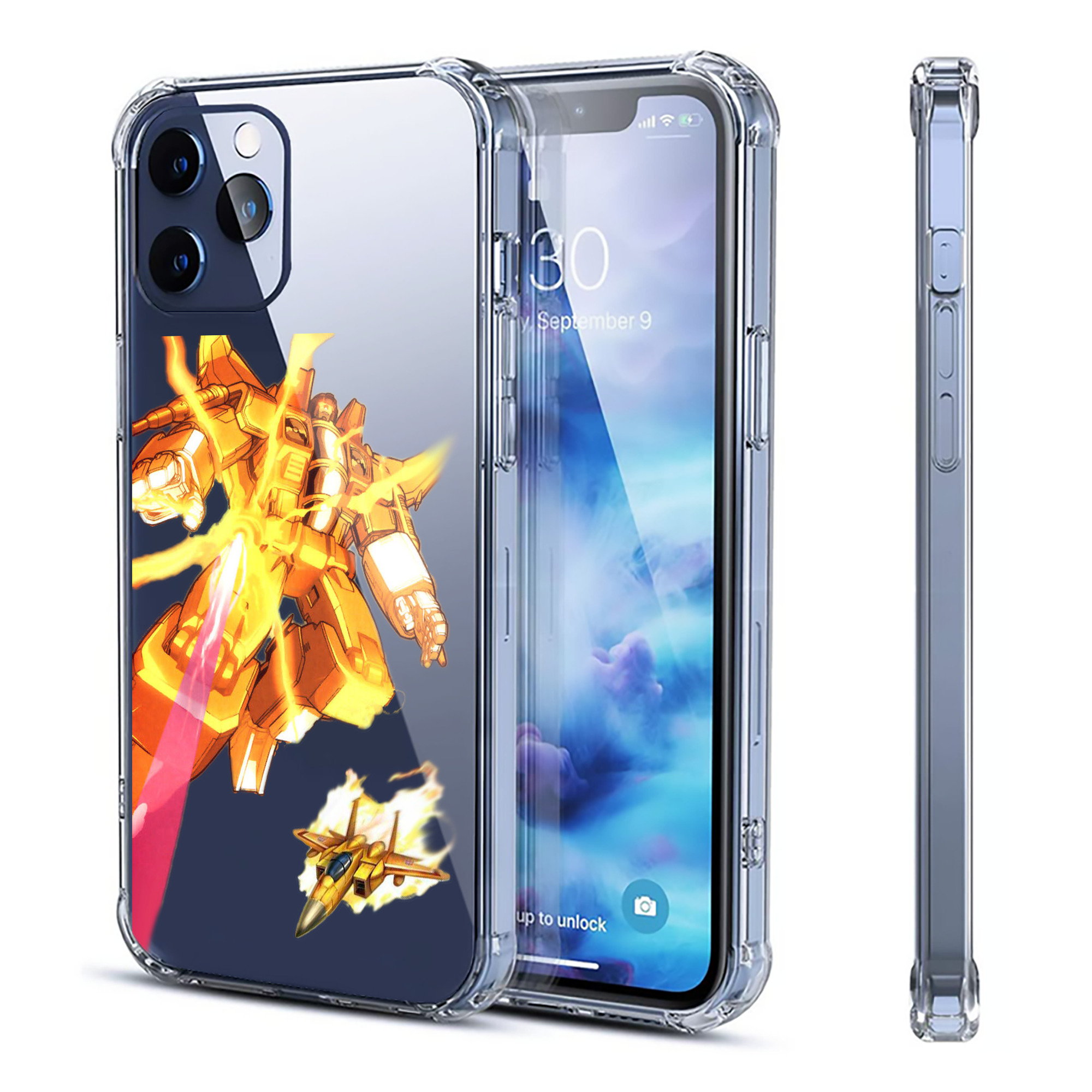 （画像用）  【iPhone 12シリーズ対応】透明スマホケース（クリアソフトケース）